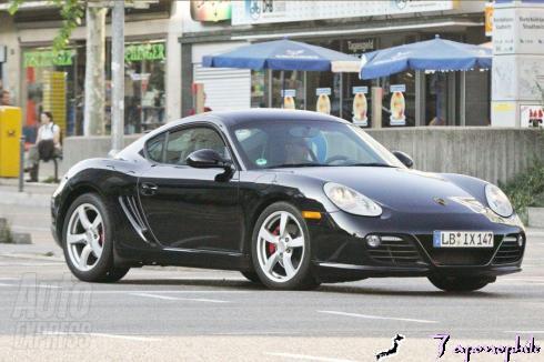 The facelifted Cayman