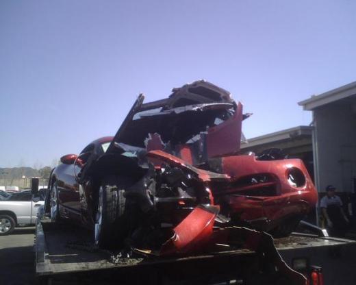 Crashed 2008 Dodge Viper 