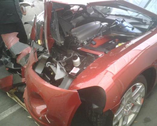 Crashed 2008 Dodge Viper 