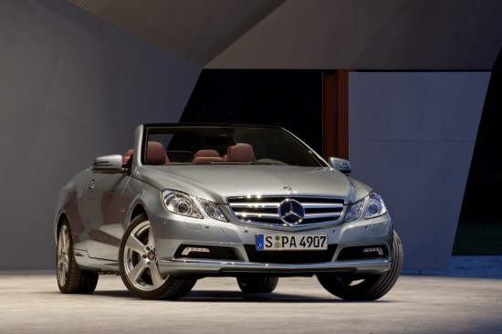 The 2010 MercedesBenz EClass Convertible which replaces the CLK Cabriolet