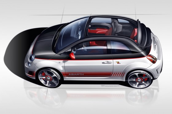 The FIAT Abarth 500C benefits from a more powerful turbocharged engine as 