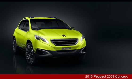 2013 Peugeot 2008 Small Crossover Concept
