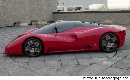 first officially sanctioned photo of the Ferrari P4/5 by Pininfarina 