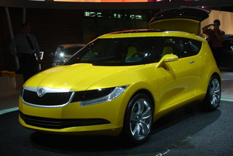 Skoda has unveiled its Joyster Concept at the Paris International Motor Show