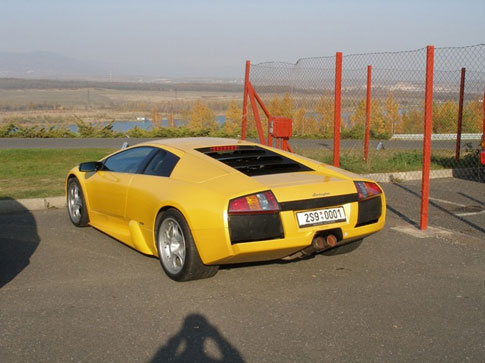 Lamborghini crashed