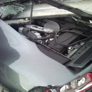 Audi R8 destroyed