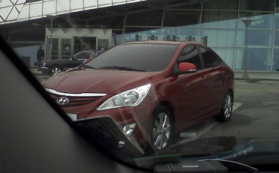 2011 Hyundai Accent Spied
