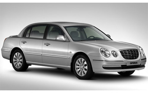 2007 version of the Kia Opirus (Amanti)