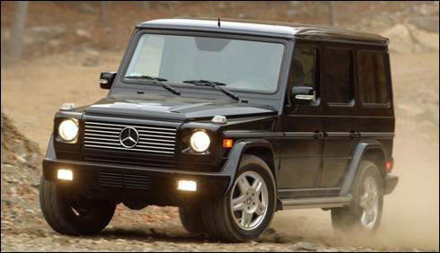 Face-lifted Mercedes G-Class 